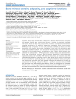 Bone mineral density, adiposity, and cognitive functions