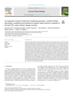 An integrated research framework combining genomics, systems biology, physiology, modelling and breeding for legume improvement in response to elevated CO2 under climate change scenario