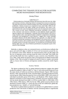 Combating the tyranny of scale for haliotids: Micro-management for microstocks