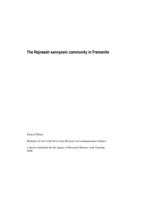 The Rajneesh sannyasin community in Fremantle