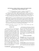 Anti-Streptomyces activity of Myrthus communis and Terminalia chebula, medicinal plants of south east regions of Iran