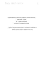 Recognition memory for musical pitch and rhythm is resistant to interference