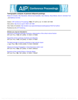 Tomographic analysis of jammed ellipsoid packings
