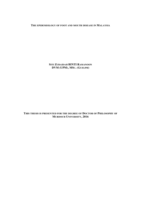 The epidemiology of foot and mouth disease in Malaysia