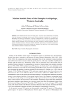 Marine benthic flora of the Dampier Archipelago, Western Australia