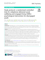 Study protocol: a randomised controlled trial of a telephone delivered social wellbeing and engaged living (SWEL) psychological intervention for disengaged youth