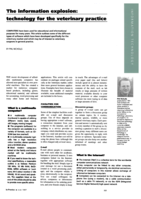 The information explosion: technology for the veterinary practice