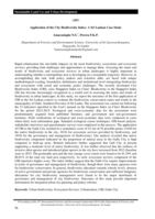 Application of the City Biodiversity Index: A Sri Lankan Case Study