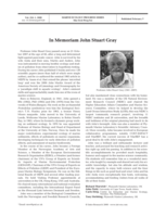 In memoriam John Stuart Gray