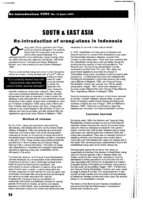 Re-introduction of orang-utans in Indonesia