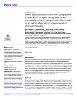 Direct administration of the non-competitive interleukin-1 receptor antagonist rytvela transiently reduced intrauterine inflammation in an extremely preterm sheep model of chorioamnionitis