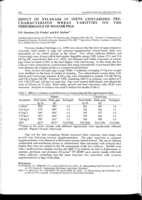 Effect of xylanase in diets containing pre-characterized wheat varieties on the performance of weaner pigs