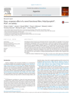 Dose–response effect of a novel functional fibre, PolyGlycopleX®, PGX®, on satiety