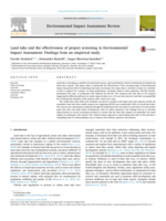 Land take and the effectiveness of project screening in Environmental Impact Assessment: Findings from an empirical study