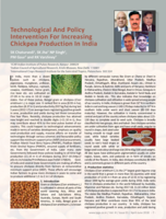 Technological and policy intervention for increasing chickpea production in India