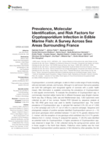 Prevalence, molecular identification, and risk factors for cryptosporidium infection in edible marine fish: A survey across sea areas surrounding France