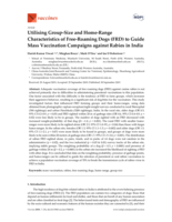 Utilising group-size and home-range characteristics of free-roaming dogs (FRD) to guide mass vaccination campaigns against rabies in India