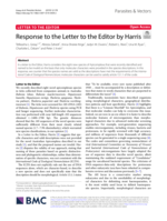 Response to the Letter to the Editor by Harris
