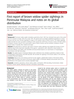 First report of brown widow spider sightings in Peninsular Malaysia and notes on its global distribution