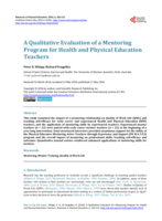 A qualitative evaluation of a mentoring program for health and physical education teachers