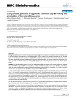 Comparative genomics in cyprinids: Common carp ESTs help the annotation of the zebrafish genome