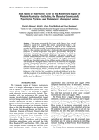 Fish fauna of the Fitzroy River in the Kimberley region of Western Australia - including the Bunuba, Gooniyandi, Ngarinyin, Nyikina and Walmajarri Aboriginal names