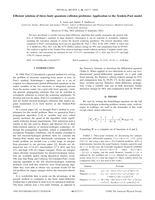 Efficient solution of three-body quantum collision problems: Application to the Temkin-Poet model