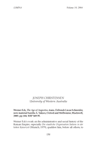 Book Review: Werner Eck, The Age of Augustus, trans. Deborah Lucas Schneider, new material Sarolta A. Takàcs, Oxford and Melbourne, Blackwell, 2003; pp.166; RRP $49.95.