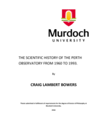 The scientific history of the Perth Observatory from 1960 to 1993
