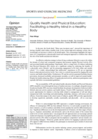 Quality health and physical education: Facilitating a healthy mind in a healthy body