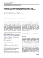 Genotyping-by-sequencing based intra-specific genetic map refines a ‘‘QTL-hotspot” region for drought tolerance in chickpea