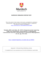 Corporate social reporting (CSR) and stakeholder accountability in Bangladesh