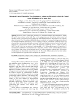 Biological control potential of two Streptomyces isolates on Rhizoctonia solani, the causal agent of damping-off of sugar beet