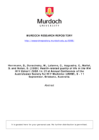 Health-related quality of life in the WA HIV Cohort: 2008