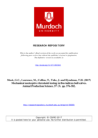 Mechanical nociceptive threshold testing in Bos indicus bull calves