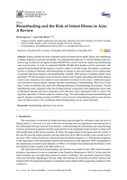 Breastfeeding and the risk of infant illness in Asia: A Review
