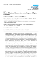 Effects of oxytocin administration on the response of piglets to weaning