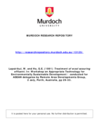 Treatment of wool scouring effluent