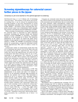Screening sigmoidoscopy for colorectal cancer: Further pieces in the jigsaw