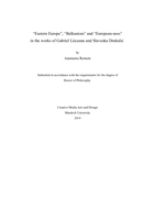 “Eastern Europe”, “Balkanism” and “European-ness”in the works of Gabriel Liiceanu and Slavenka Drakulić