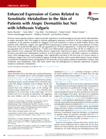 Enhanced expression of genes related to xenobiotic metabolism in the skin of patients with atopic dermatitis but not with ichthyosis vulgaris