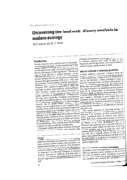 Unravelling the food web: dietary analysis in modern ecology