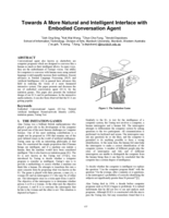 Towards a more natural and intelligent interface with embodied conversation agent