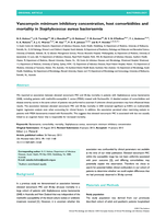 Vancomycin minimum inhibitory concentration, host comorbidities and mortality in Staphylococcus aureus bacteraemia