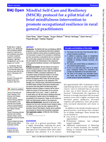 Mindful Self-Care and Resiliency (MSCR): protocol for a pilot trial of a brief mindfulness intervention to promote occupational resilience in rural general practitioners