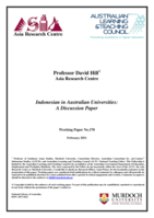 Indonesian in Australian Universities: A Discussion Paper