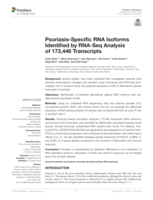 Psoriasis-Specific RNA Isoforms Identified by RNA-Seq Analysis of 173,446 Transcripts