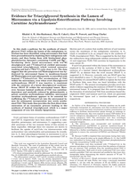 Evidence for triacylglycerol synthesis in the lumen of microsomes via a lipolysis-esterification pathway involving carnitine acyltransferases