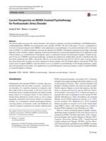 Current Perspective on MDMA-Assisted Psychotherapy for Posttraumatic Stress Disorder