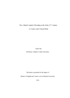 The cultural capital of reading in the early 21st Century: A creative and critical study